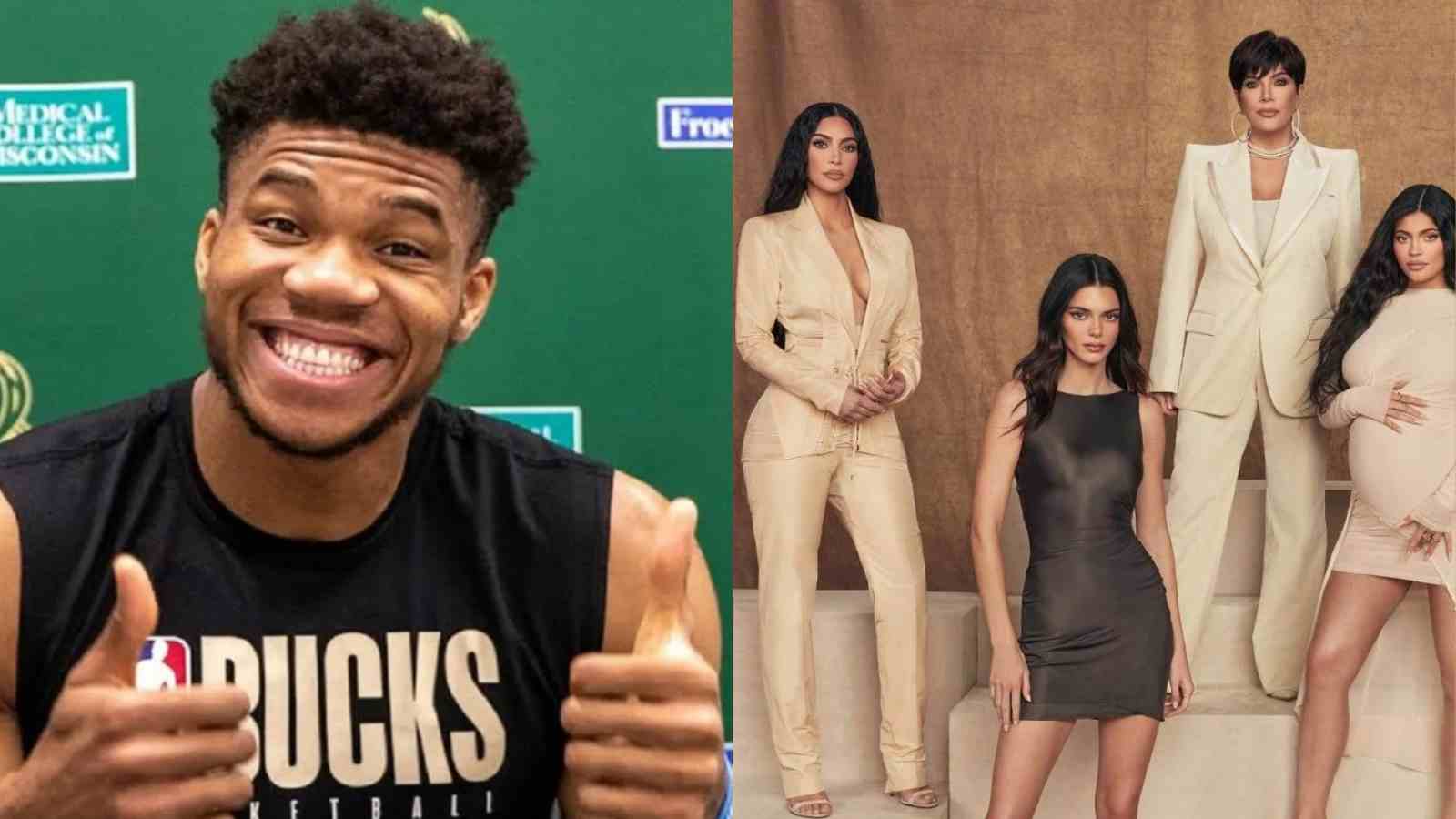 “Me, Kanye West and Travis Scott” Giannis Antetokounmpo begs Kris Jenner to become part of $2 Billion Kardashian Family