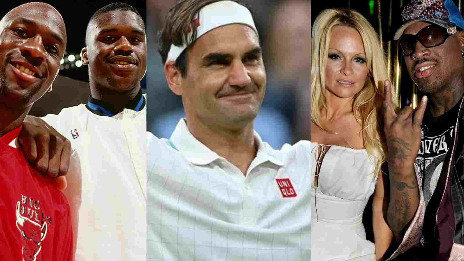 Roger Federer used to have Michael Jordan, Shaquille O’Neal and Dennis Rodman’s ex wife posters in his Swiss home