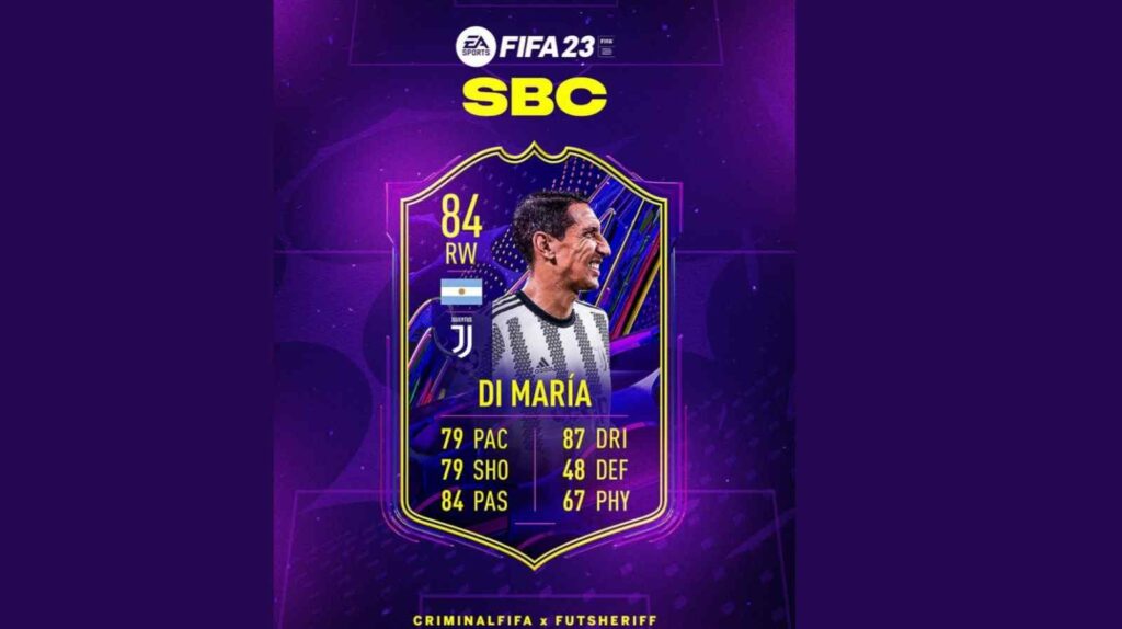 FIFA 23: How to Complete Angel Di Maria OTW SBC