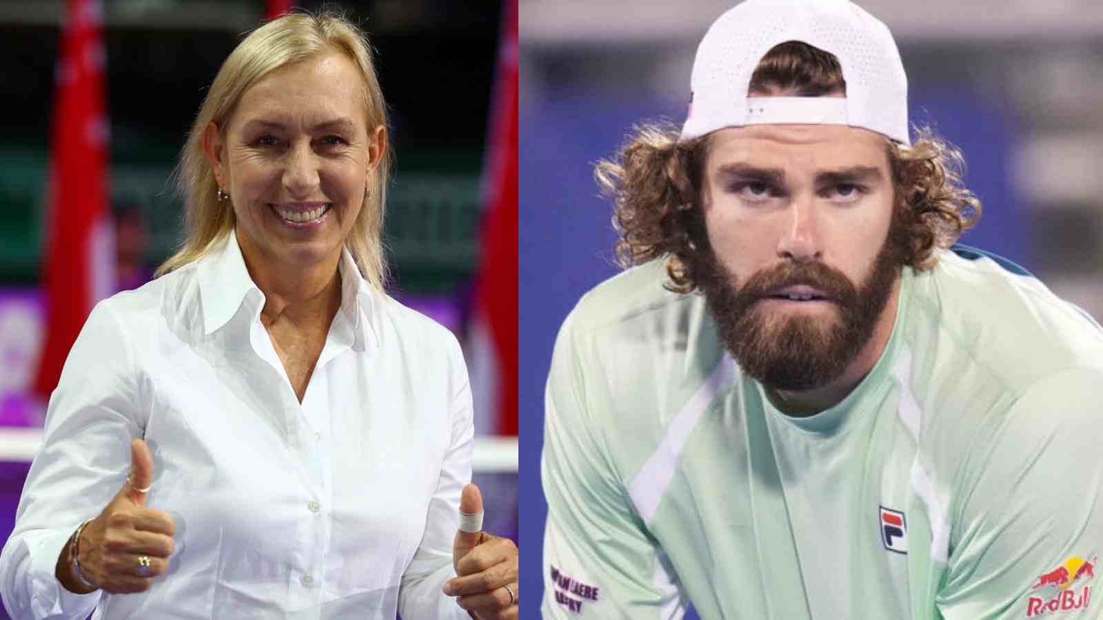 “Just the ones that talk too much,” Reilly Opelka cites Martina Navratilova’s example in defending his harsh statements on the tennis media