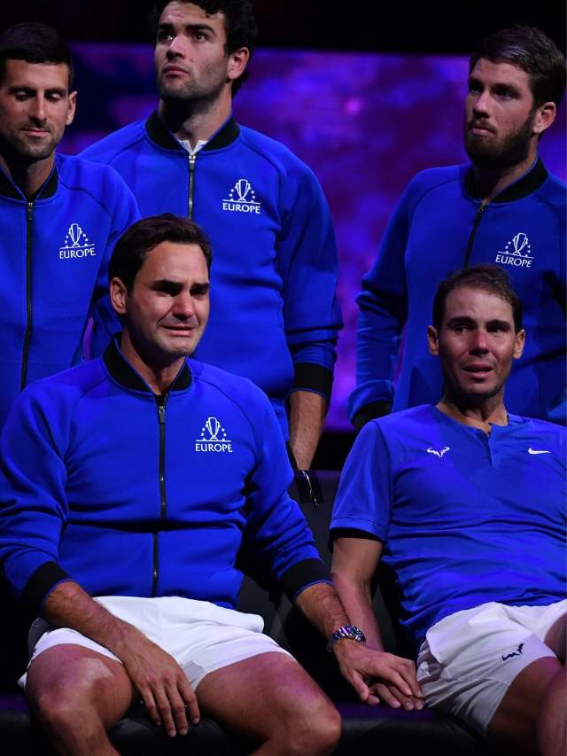 Roger Federer and Rafael Nadal