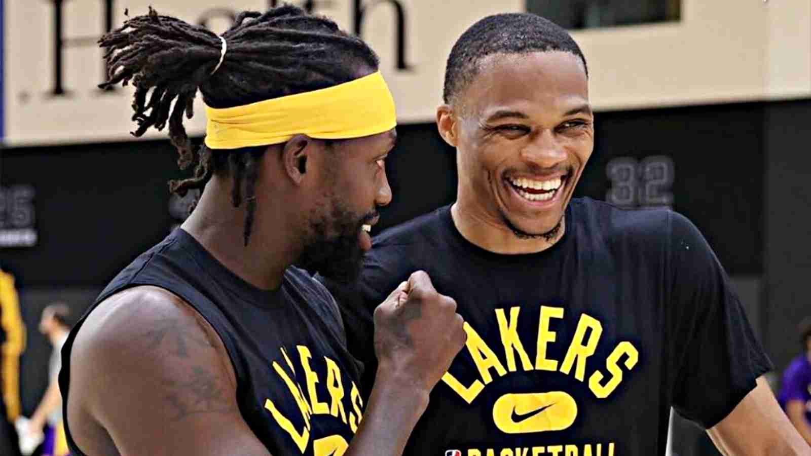 “Lakers PR team working overtime” – Fans’ HILARIOUS reactions to Patrick Beverley’s “made up” friendship story about Russell Westbrook