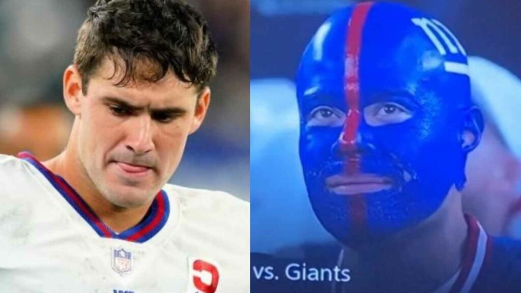 Daniel Jones and Giants fan