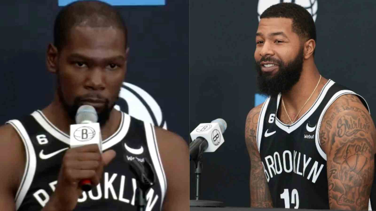 “Broke up with my wife” Markieff Morris hilariously refers to Kevin Durant’s trade request from Nets