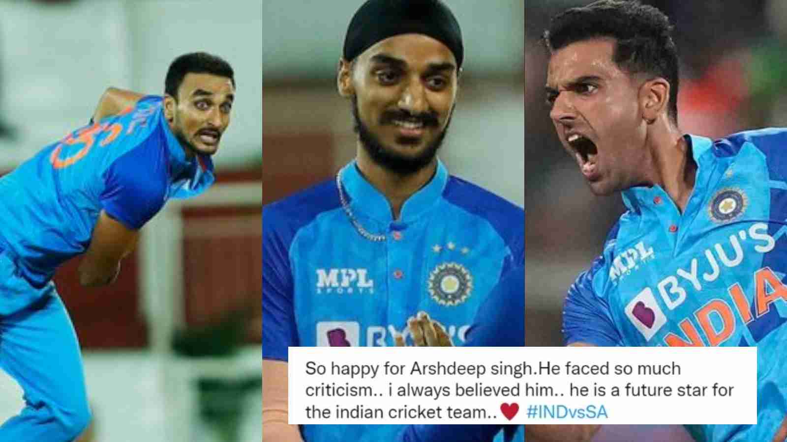 “ARSHDEEP the ultimate ASSASSIN”- Twitter erupts after Indian bowlers break South Africa’s back during the first T20I