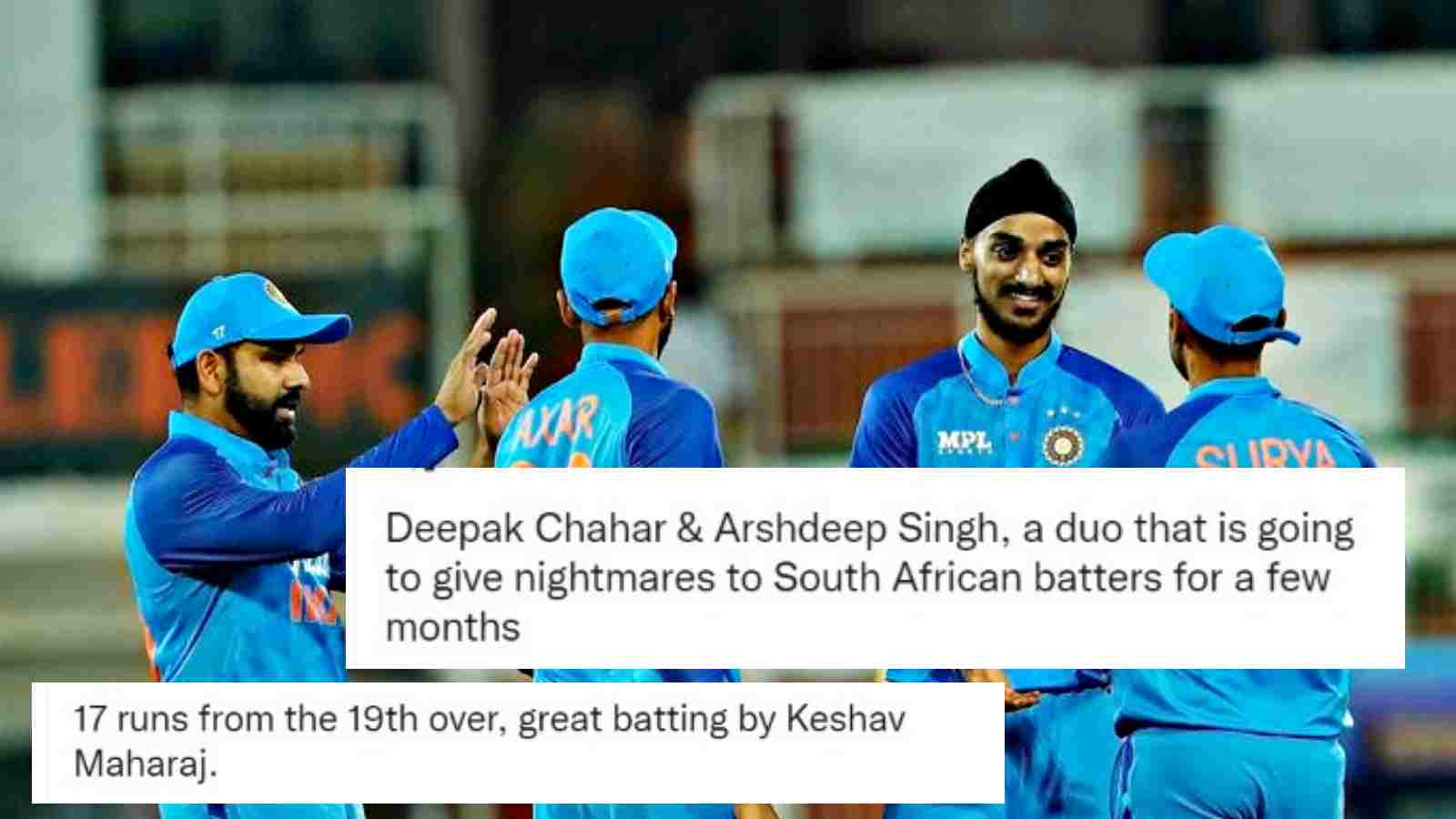 “Unbelievable Stuff”- Twitter reacts as Indian bolwers restrict South Africa to just 106/8