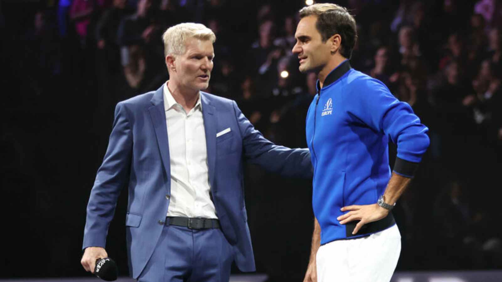 Jim Courier opens up on controlling his emotions while hosting Roger Federer’s emotional farewell interview