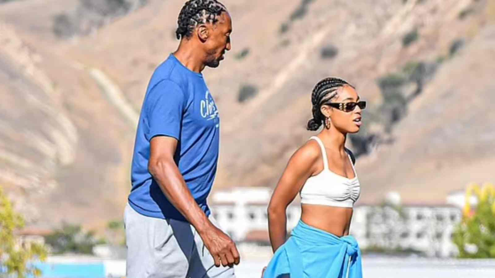 “I can do better than you” Scottie Pippen spotted with mystery bombshell after Larsa starts dating Michael Jordan’s son