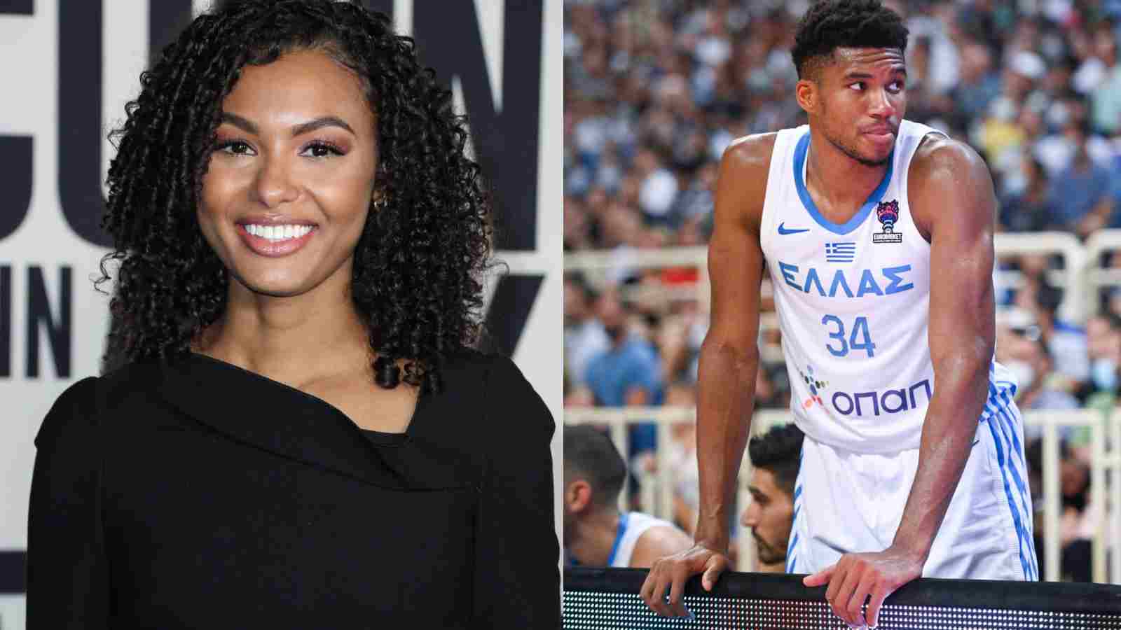 “If Giannis hates you, then you’re DOOMED” Fans troll ESPN’s Malika Andrews over a resurfaced video of her getting ignored by the Greek Freak