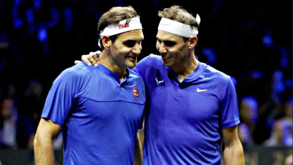 Roger Federer and Rafael Nadal