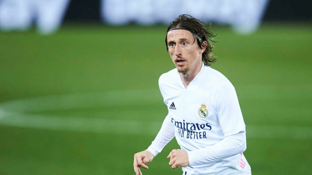 Real Madrid's Luka Modric