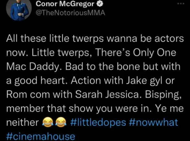 Conor McGregor on Michael Bisping & others