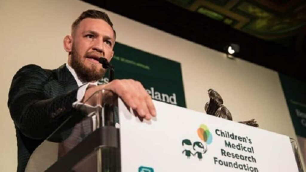 Conor McGregor at a charity event