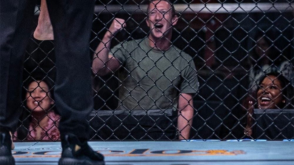 “A Black Mirror Episode”- Fans React to Billionaire Mark Zuckerberg renting out a UFC Live Event amid massive speculation