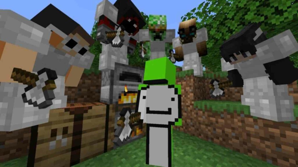 “I’m like starstruck”: Content creators left speechless as Minecraft streamer Dream reveals his face to them