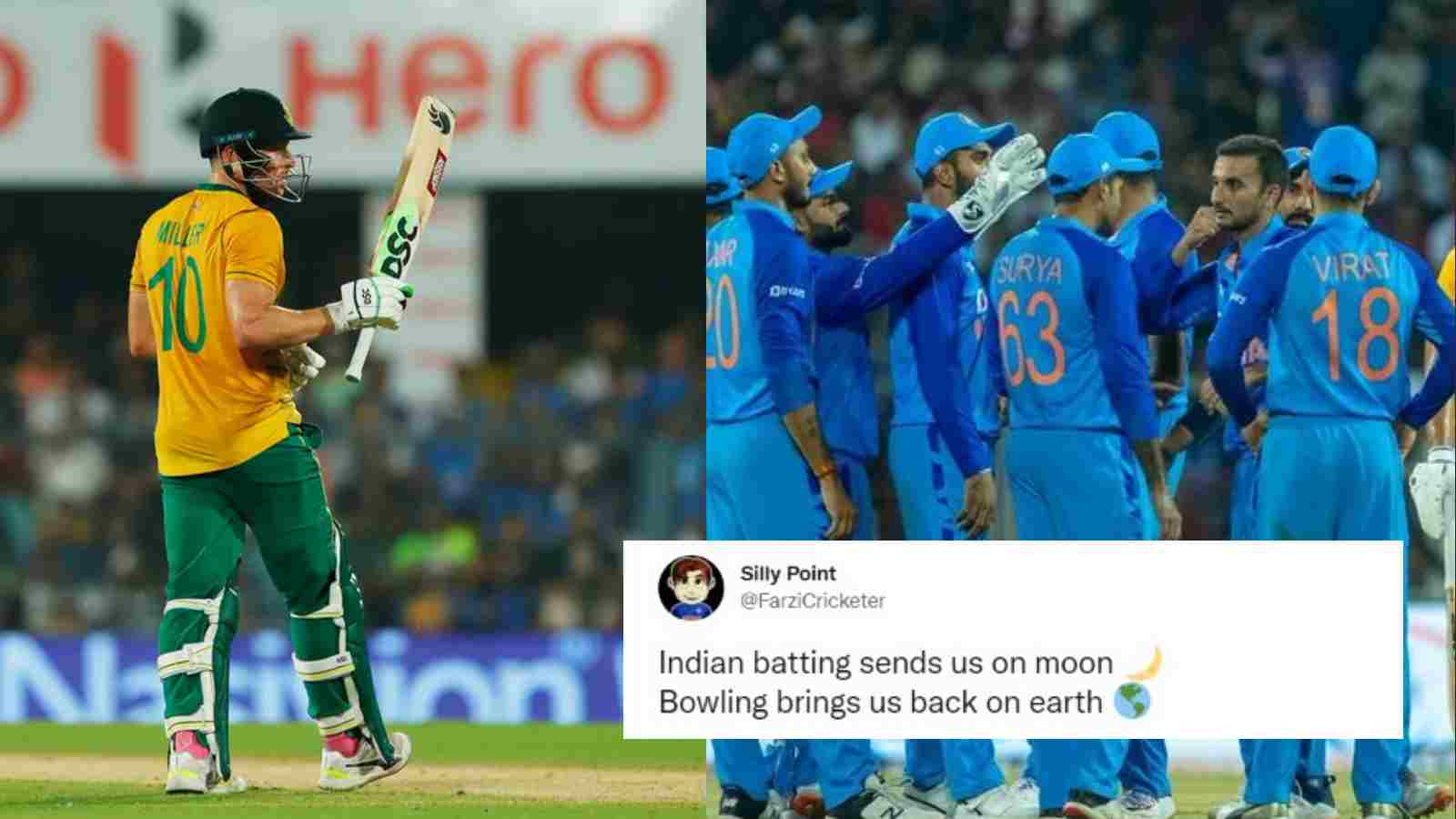 “Main kyu haaru? Main Rohit Sharma hu”- Twitter erupts as David Miller’s unbeaten ton goes in vain; India seals series by 16 runs