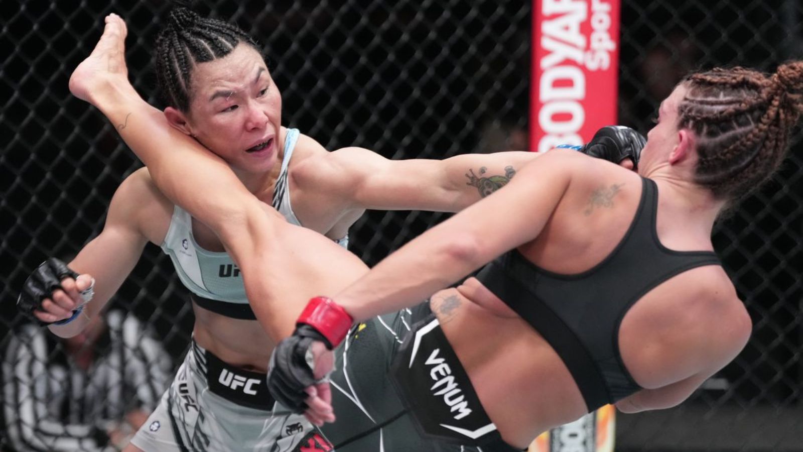 “She is a black belt, I’m a white belt-” Xiaonan Yan couldn’t control her happiness post-UFC Vegas 61 victory