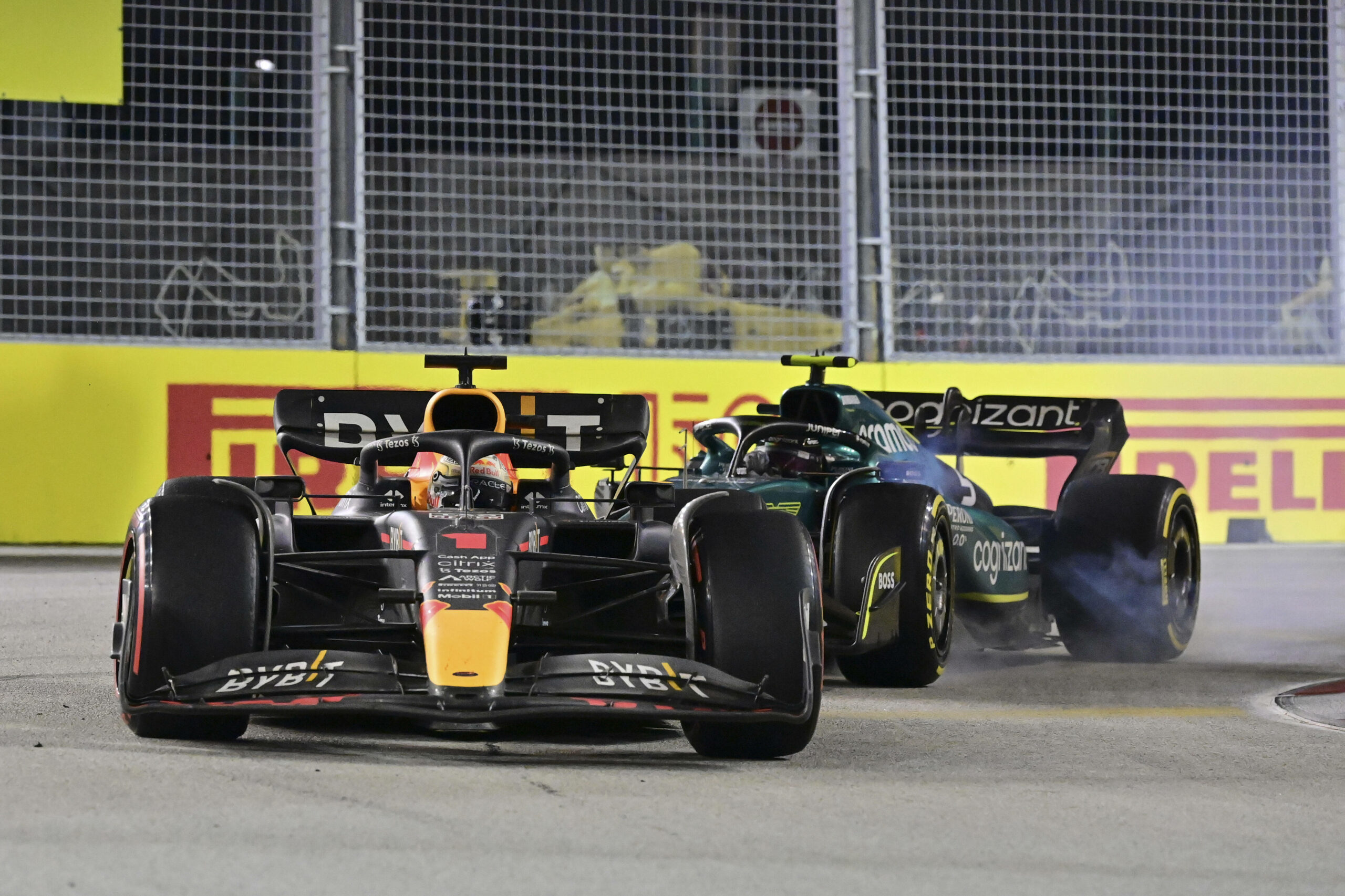 “Max shot past me like an arrow,” Sebastian Vettel talks about getting overtaken by Max Verstappen on final lap of Singapore GP