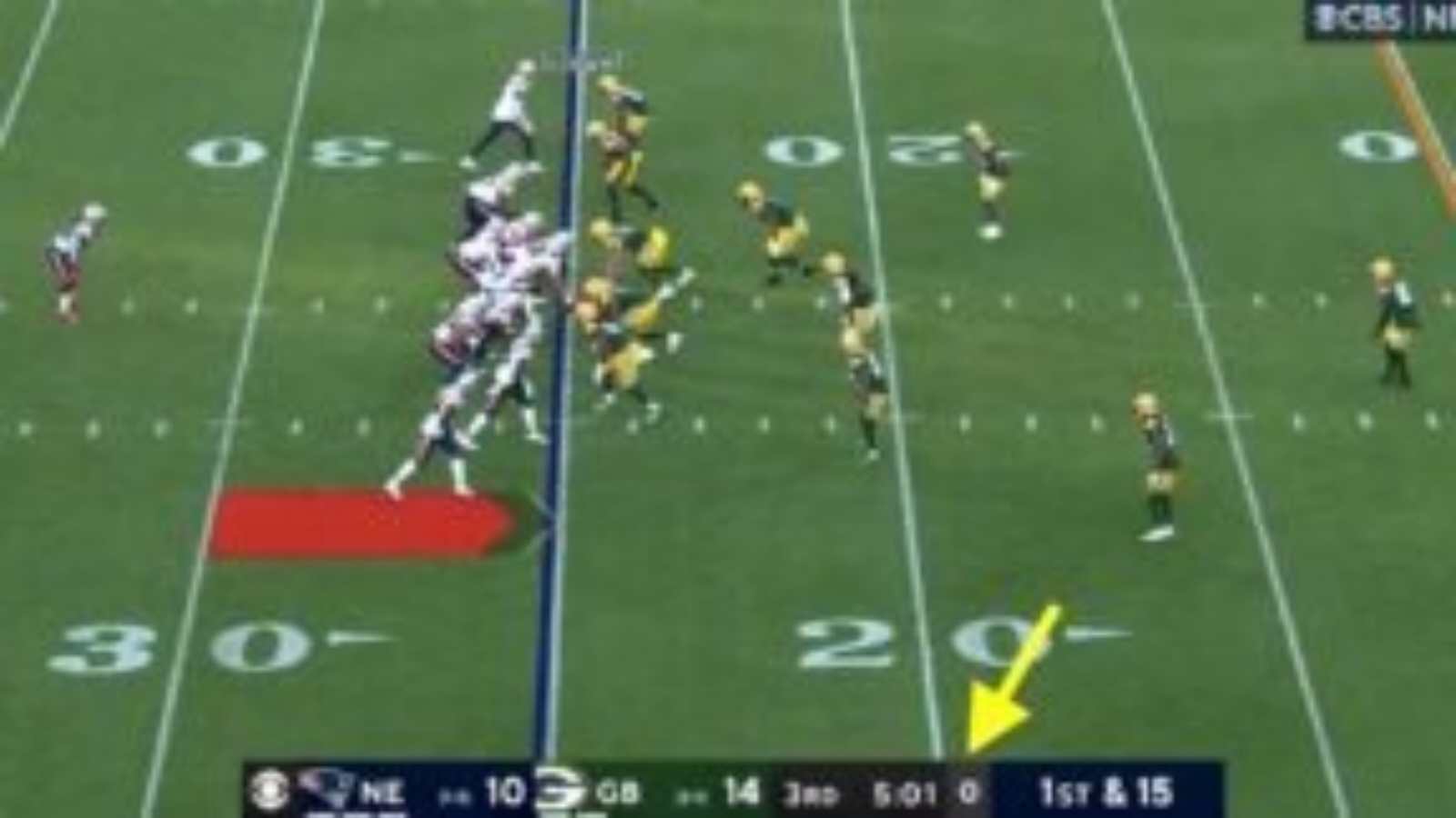 “Incompetent officiating by the refs” The Packers-Patriots match officials shamefully miss a delay of time penalty that led to a TD pass from the Patriots