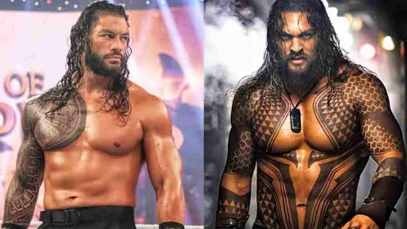 WATCH: Roman Reigns takes Hilarious Dig at Aquaman Star Jason Momoa, after fans call him out for working in the DC venture