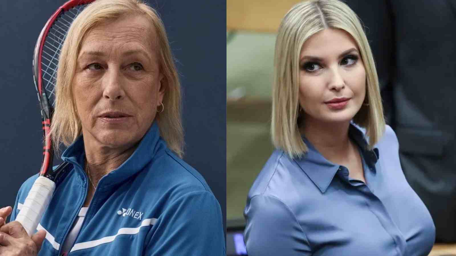 “Our tax dollars at work” Martina Navratilova spots Donald Trump’s daughter on the same flight as her, complains about how she was treated differently by the authorities