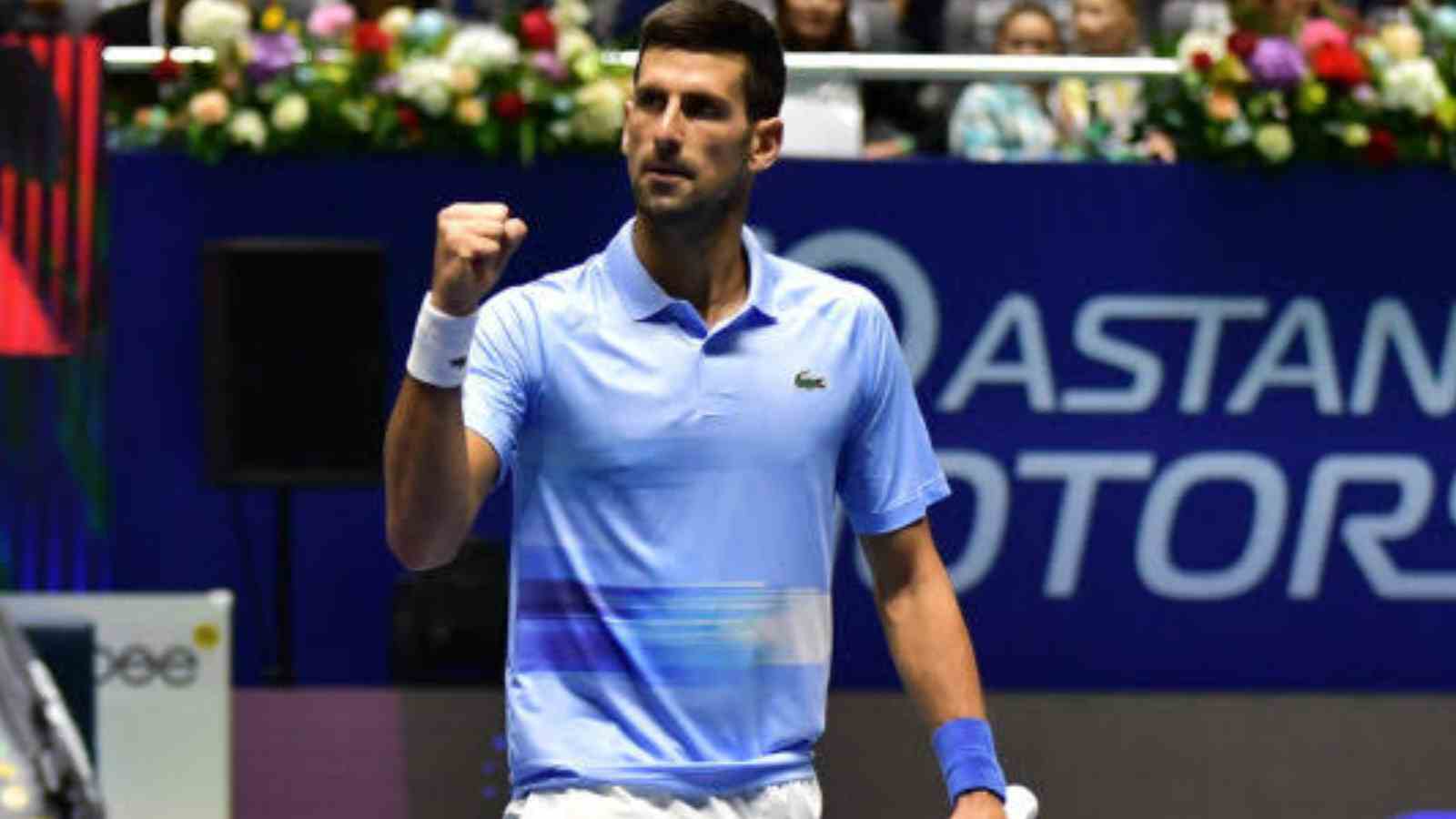 Novak Djokovic opens up on his ability to adapt to the different playing conditions after his first-round win at Astana Open