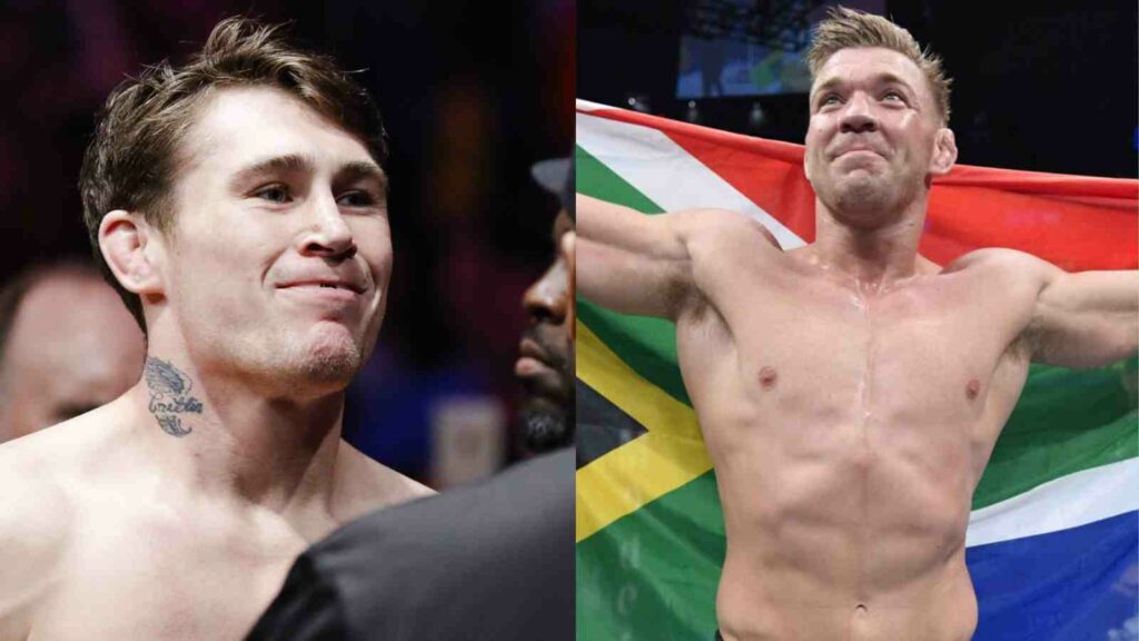 Darren TIll (L) faces Dricus Du Plessis (R) next