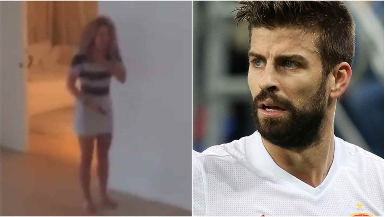 WATCH: When Barcelona star Gerard Pique hit Shakira with a ball at her neck