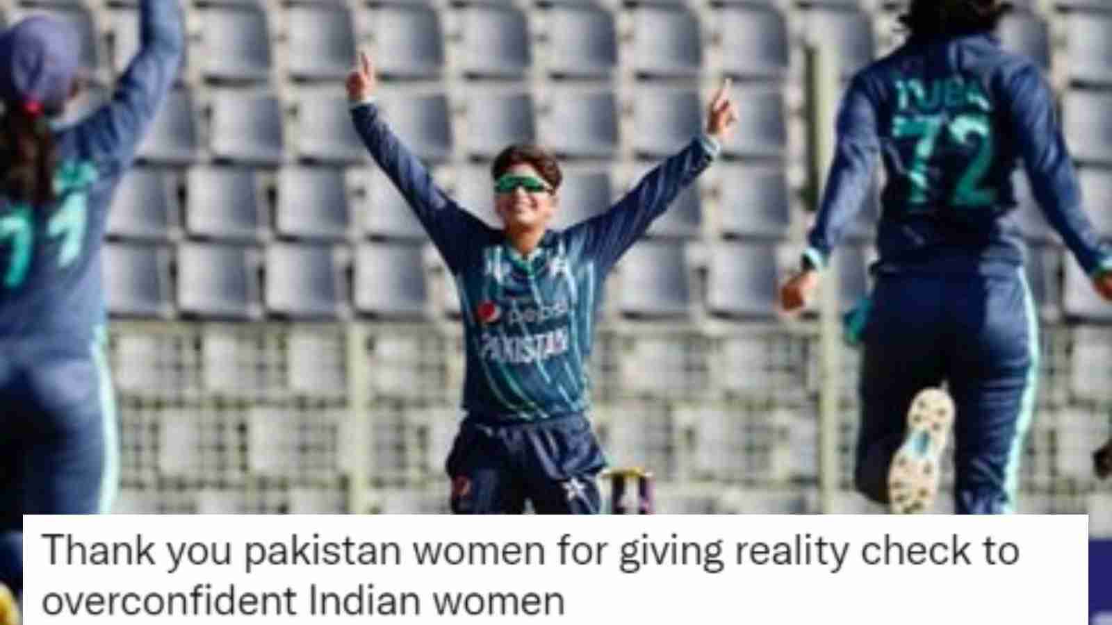 “India massively overrated”- Twitter goes berserk as Pakistan women thrash India women in T20I for the first time in six years; come back stronger after their defeat to Thailand