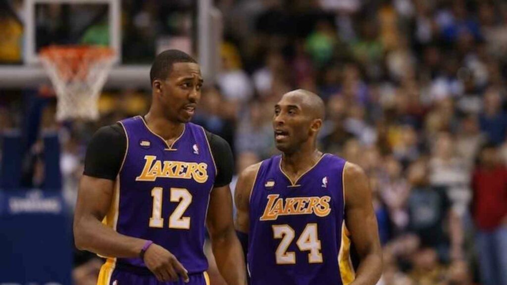 Dwight Howard and Kobe Bryant