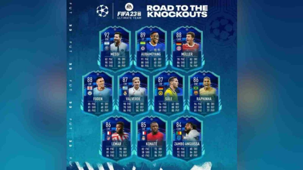 FIFA 23 Unveils Road to the Knockouts (RTTK) Cards With Messi Becoming the Highest-Rated Item