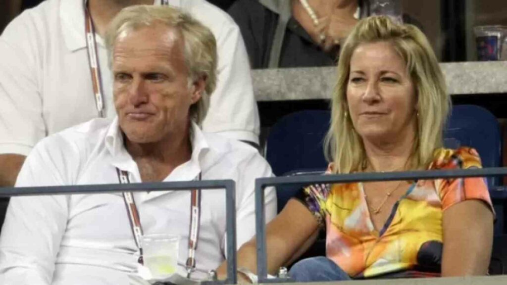 Greg Norman and Chris Evert