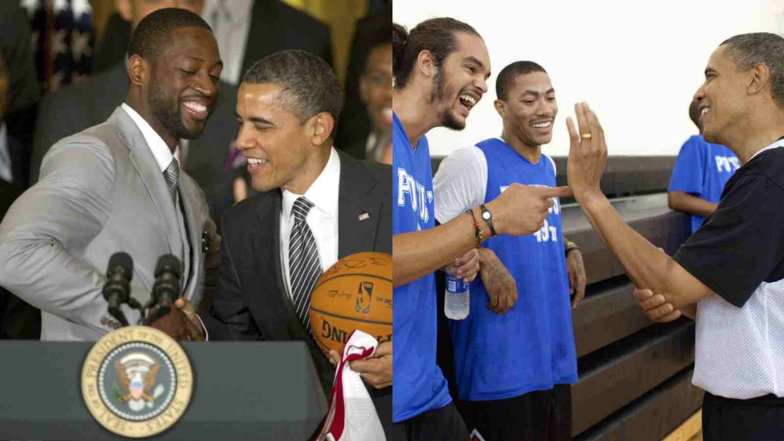 “Joakim Noah kept Elbowing Barack Obama in front of his secret service” Dwayne Wade reveals insights from the infamous White House pick-up game