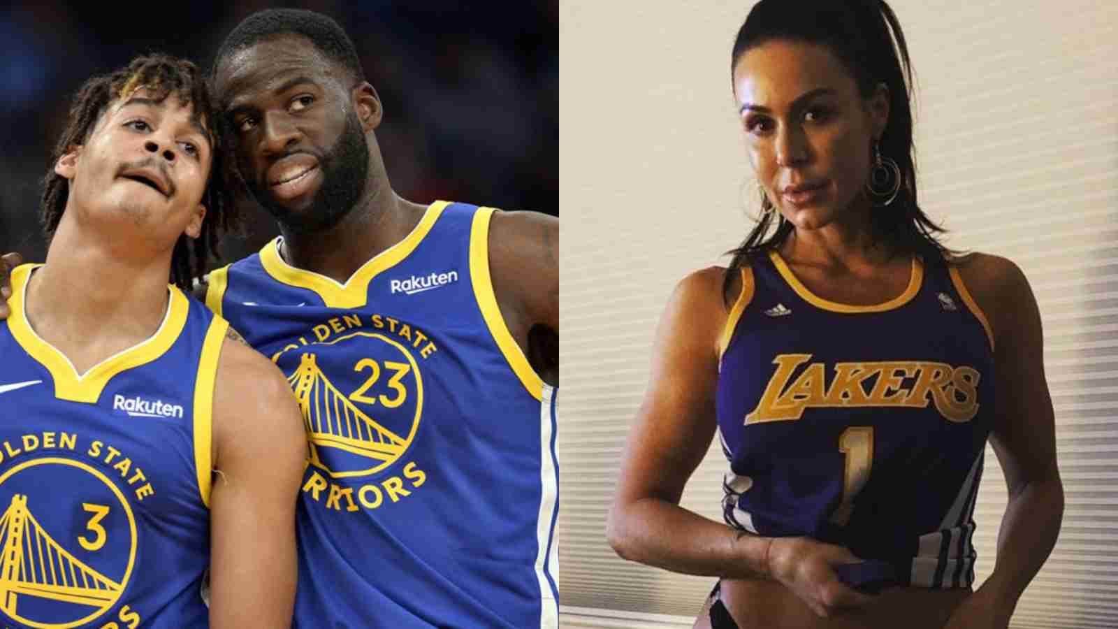 Adult Film star Kendra Lust reacts to Draymond Green blowing out lights for Jordan Poole