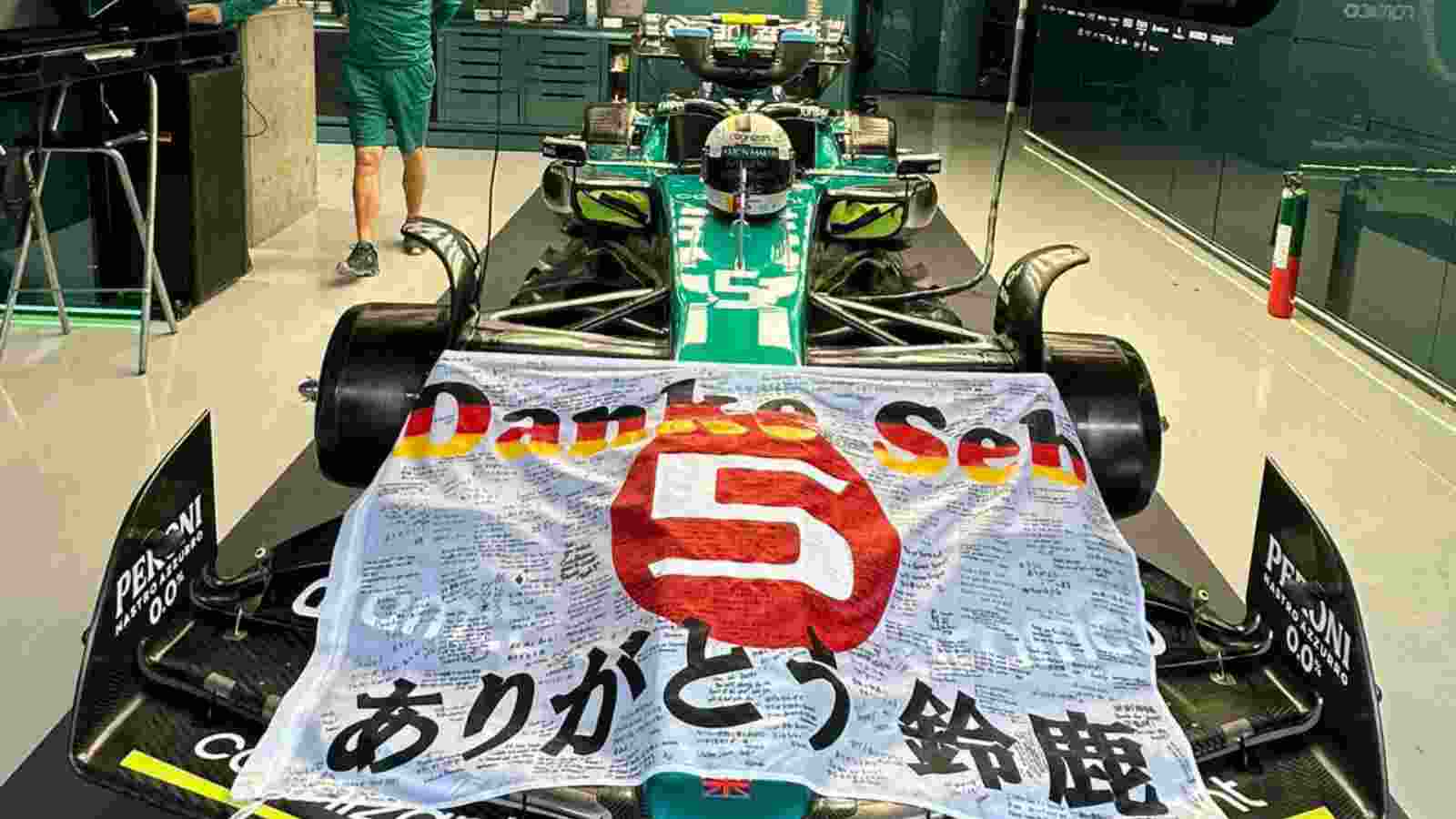 “It’s raining in my living room”: Fans get emotional as Aston Martin reveals pictures from Sebastian Vettel’s last drivers’ parade at Japanese GP 