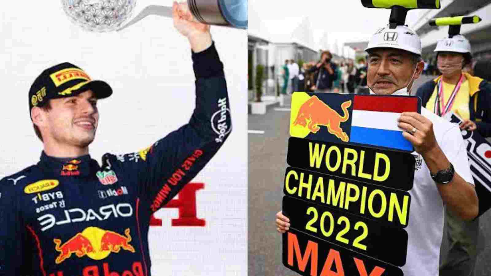 “Winning the championship is a pretty amazing feeling,” Max Verstappen rejoices as he becomes the 2022 World Champion