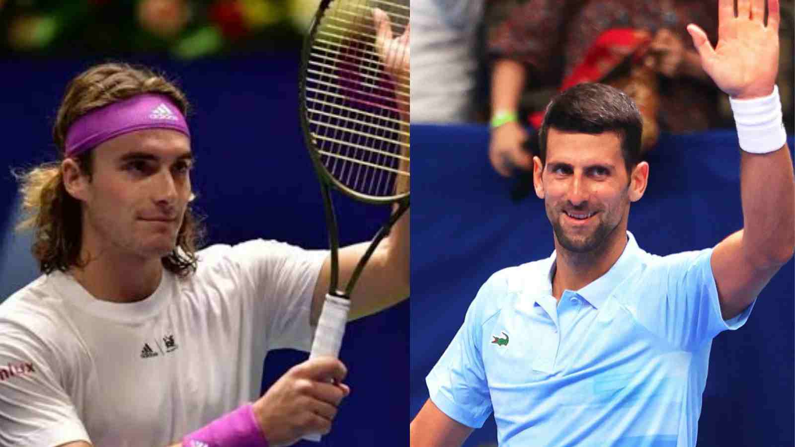 WATCH: Novak Djokovic wishes Stefanos Tsitsipas luck for his future matches with a hilarious comment following the title in Astana