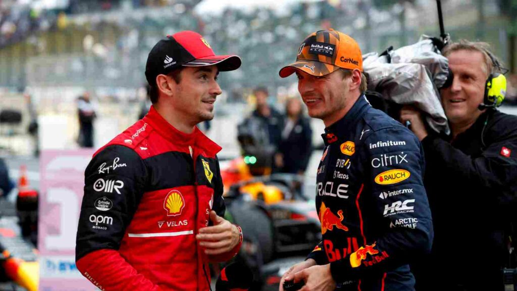 Charles Leclerc and Max Verstappen (IMAGO / HochZwei)