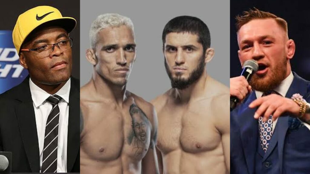 ANderson SIlva Conor McGregor Charles Oliveira Islam Makhachev