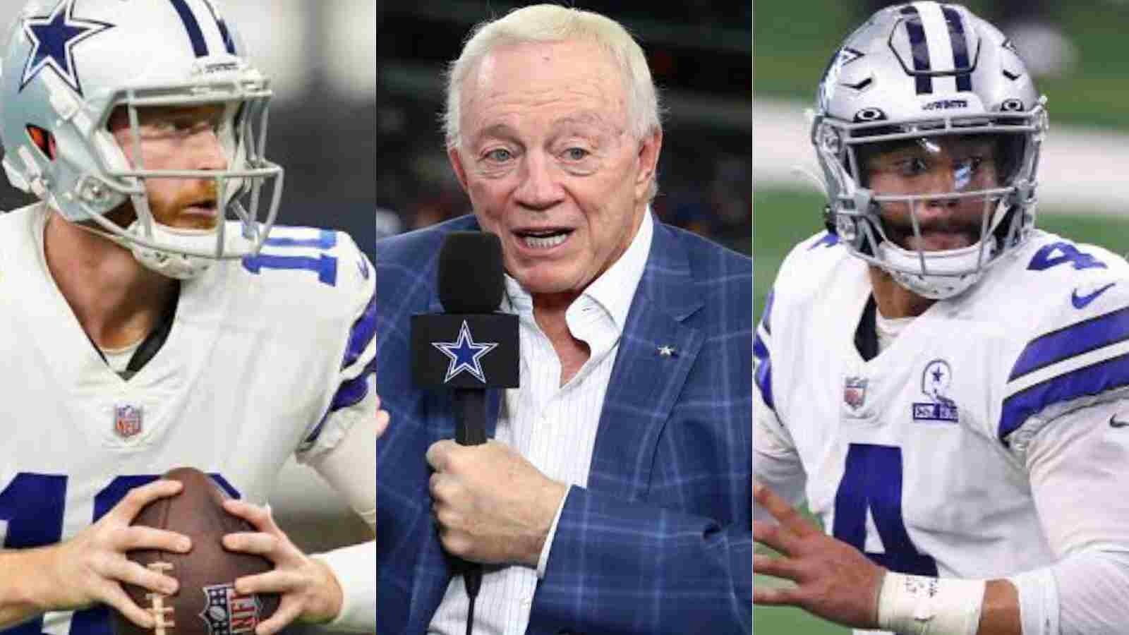 “We’ve got a lot of good players,” Cowboys owner Jerry Jones takes a BIG call on the Dak Prescott and Cooper Rush race for No.1 QB spot