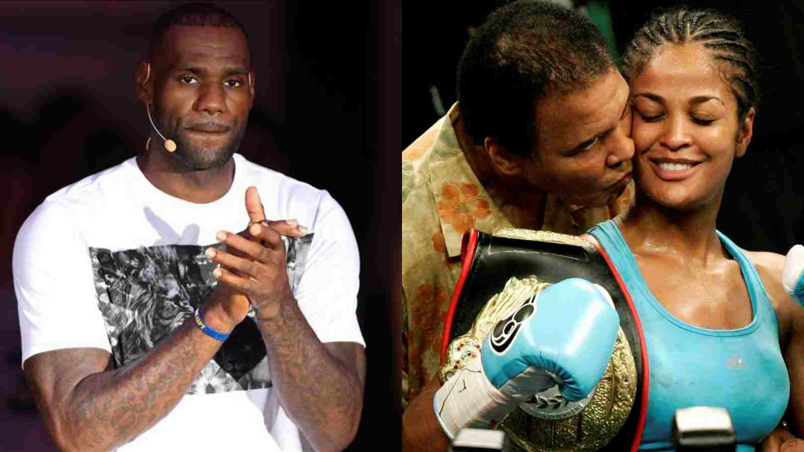 “I’m still a PROUD BLACK man” Muhammad Ali’s daughter lauded LeBron James’ maturity after his  house was scandalized by racial slurs