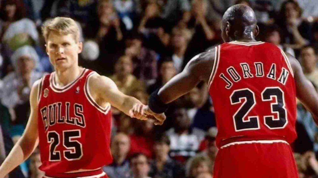 Steve Kerr and Michael Jordan