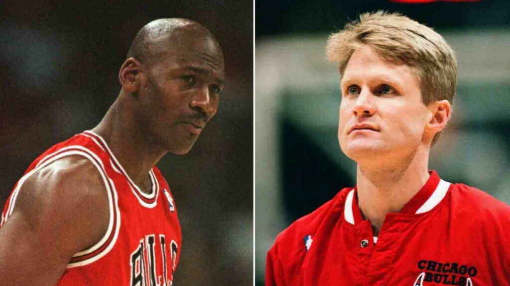 Steve Kerr and Michael Jordan