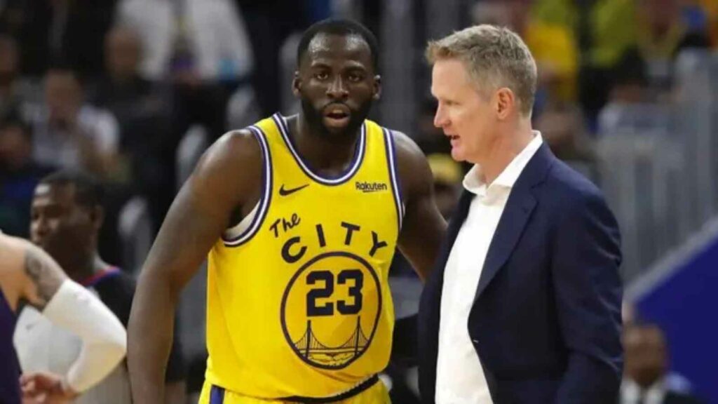 Draymond Green and Steve Kerr