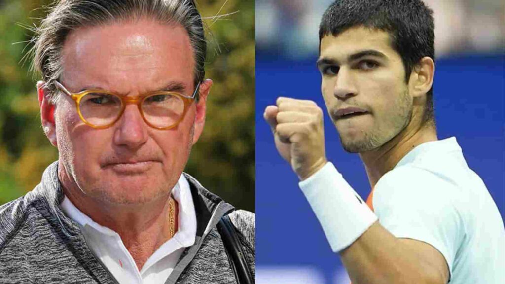 Jimmy Connors and Carlos Alcaraz