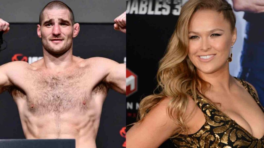 Sean Strickland and Ronda Rousey