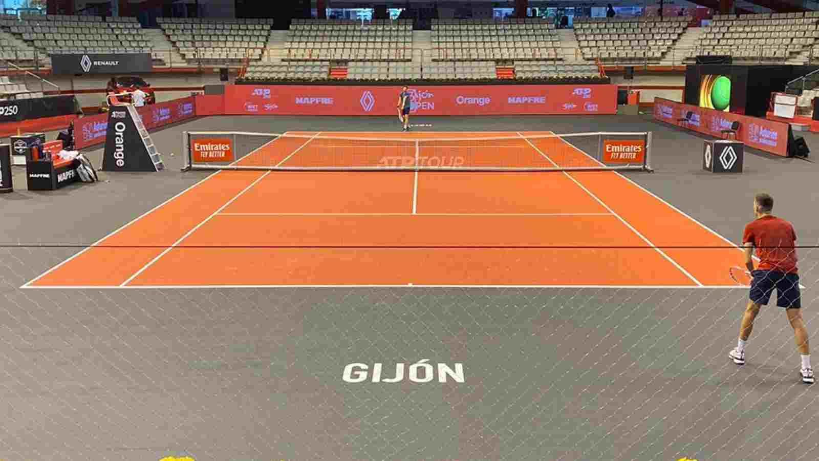 “WTF is this court color?” Tennis Twitter questions ATP regarding the ‘poor’ choice of court color at the Gijon Open