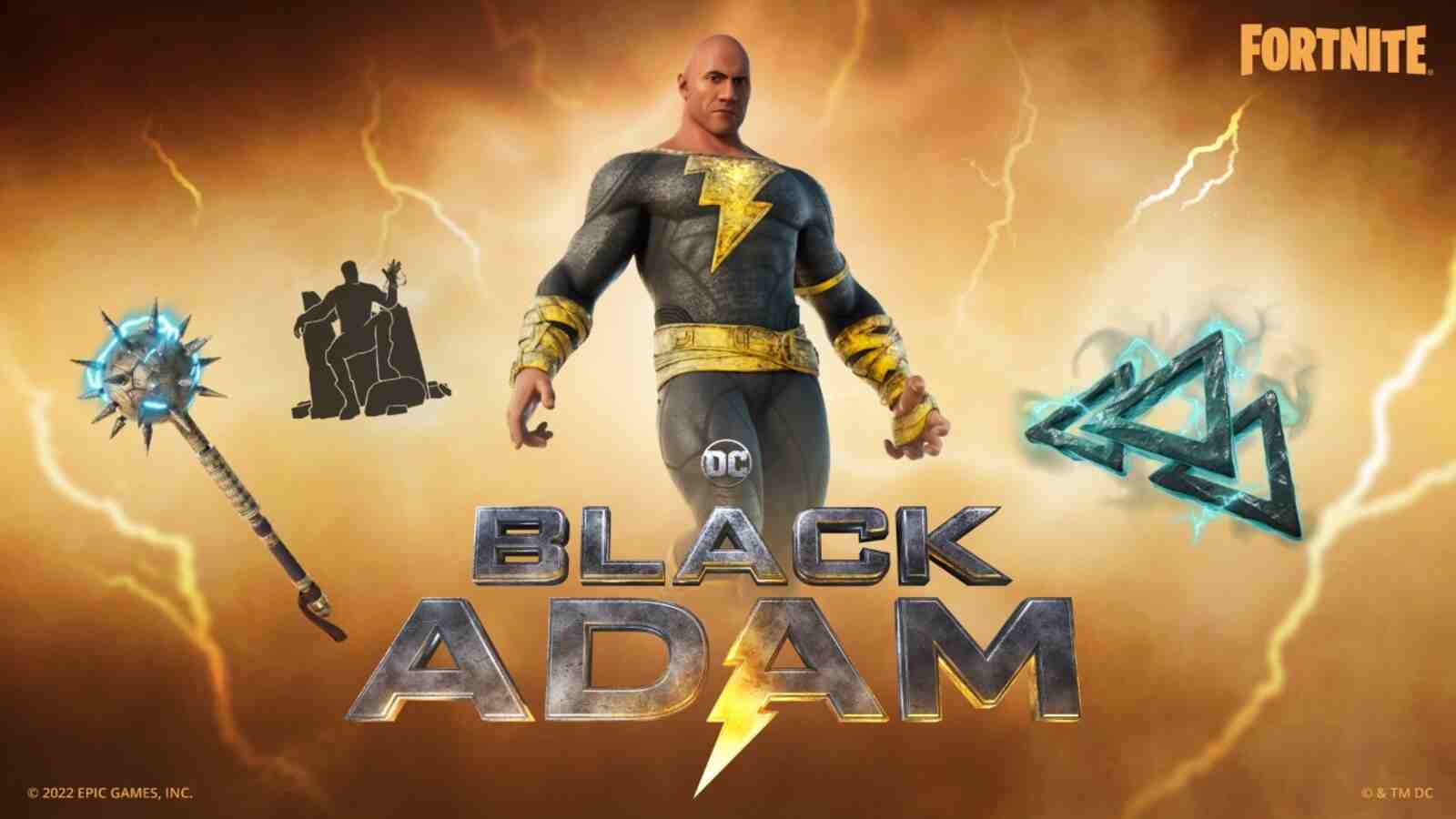 Dwayne ‘The Rock’ Johnson revealed as Black Adam in Fortnite Chapter 3 Season 4