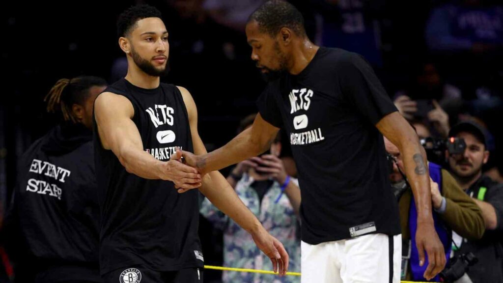 Ben Simmons and Kevin Durant