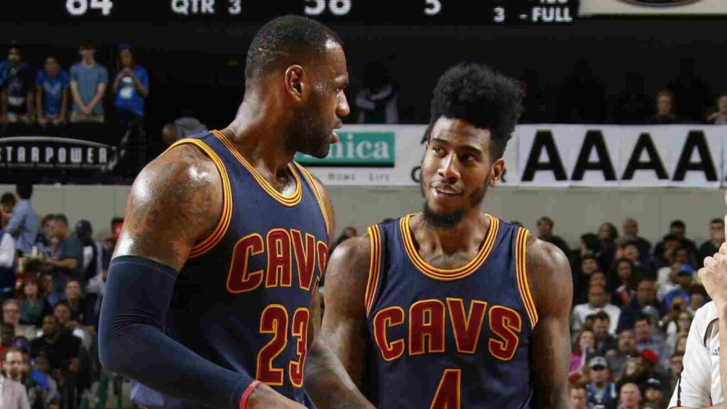 Iman Shumpert and Lebron James